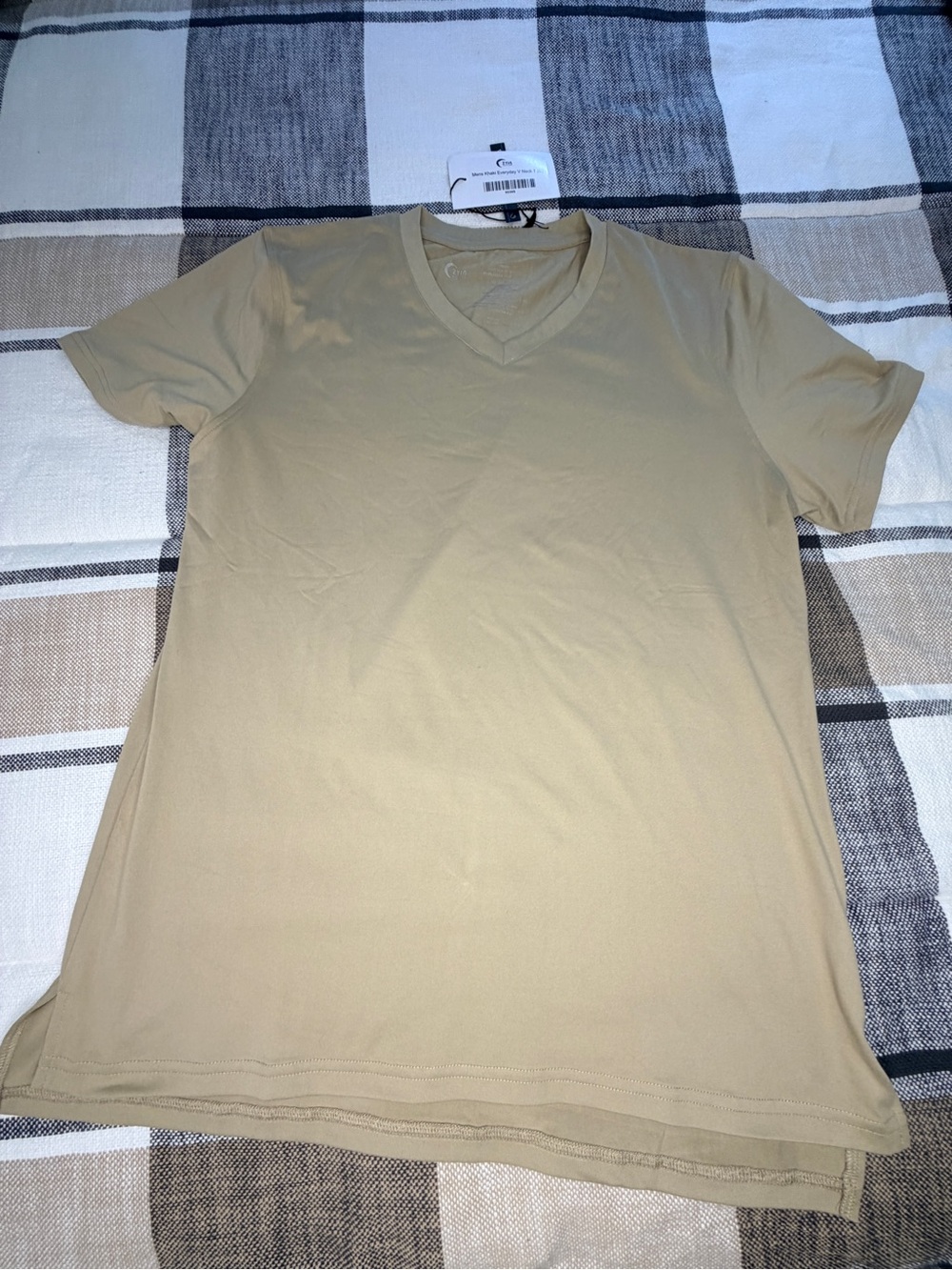 Men’s Khaki Everyday V Neck T